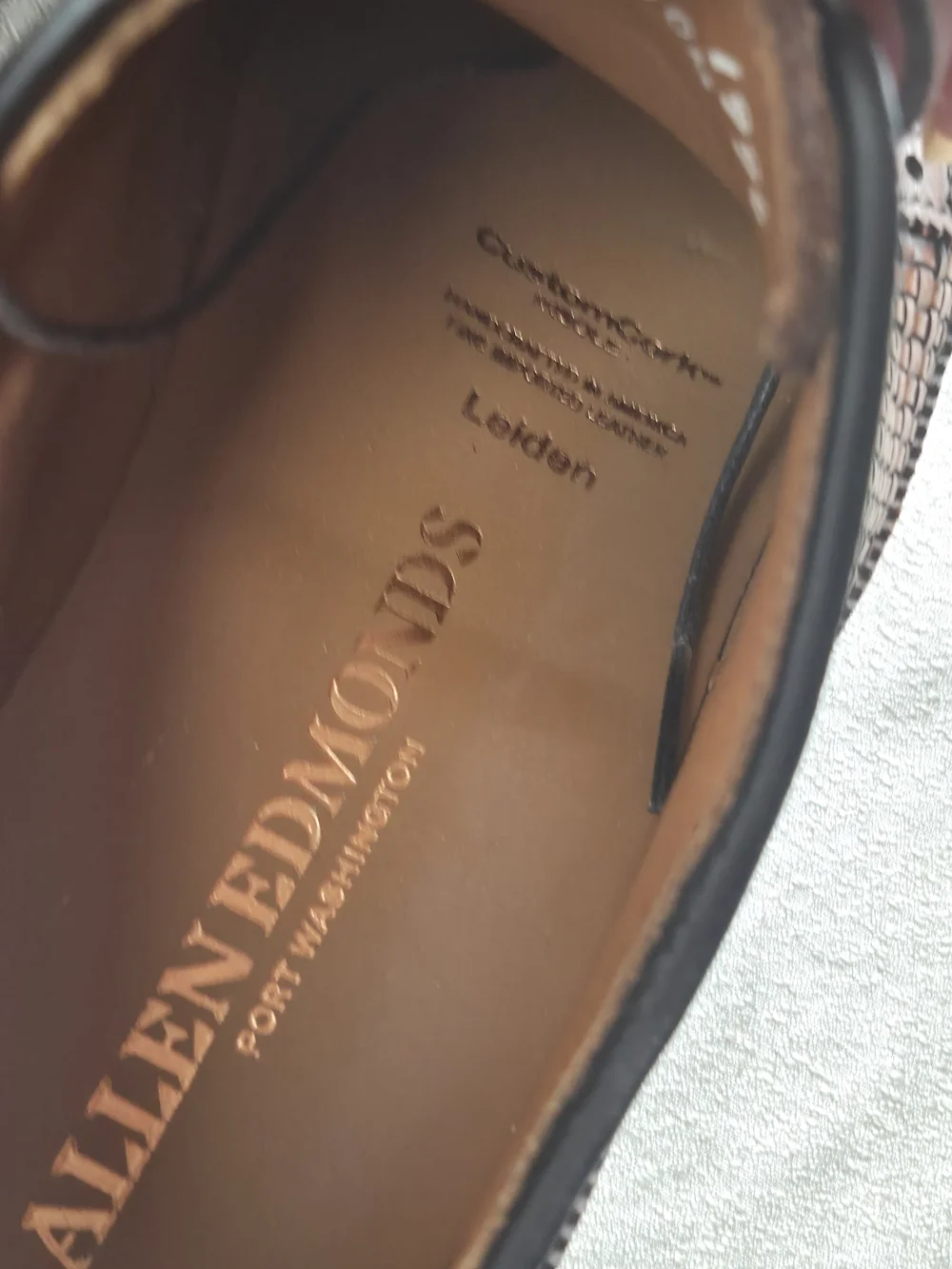 Allen Edmonds Park Avenue Brown Leather Cap Toe Oxford Dress Shoes Men's Size 10
